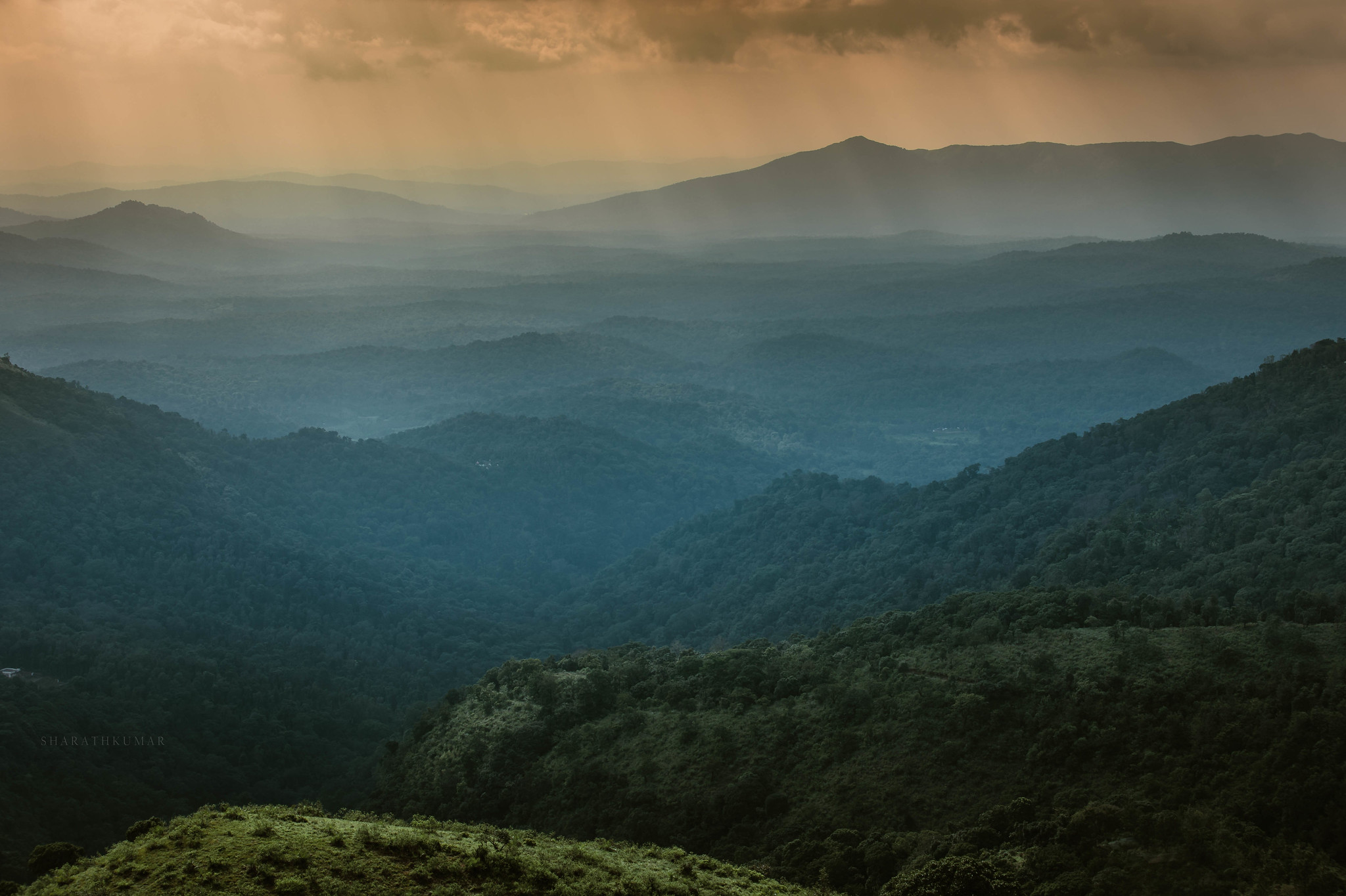 Sunset in Chikmagalur